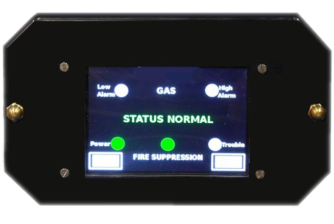 MultiGas Leak Detection System Display